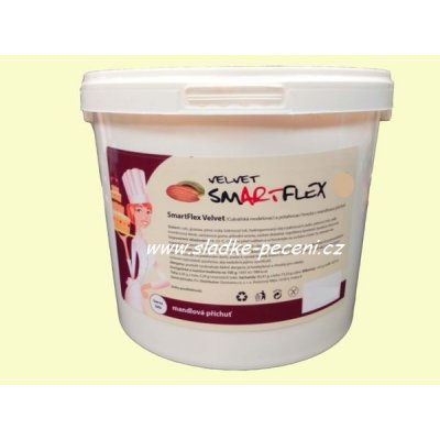 Smartflex Potahovací hmota Velvet Mandlová 4 kg – Zbozi.Blesk.cz