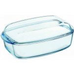 Pyrex Skleněná zapékací mísa s víkem 33x20cm 4,5l – Zboží Dáma