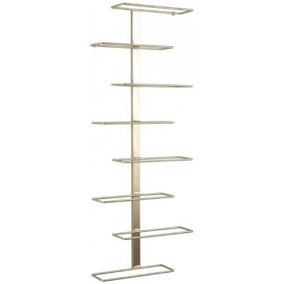 Present time Zlatý kovový stojan na víno Flowen 80,5 cm – Sleviste.cz