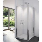 SanSwiss Ronal Sprchový kout - Dvoukřídlé dveře SWING-Line SL2, SL207000107 ALUchrom Čiré 1000 – Sleviste.cz