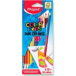 Maped Pastelky Color'Peps Duo oboustranné pastelky, 24 ks 829600 – Zboží Živě