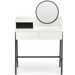 Halmar Toaletní stolek Agnes bílá/černý – Hledejceny.cz