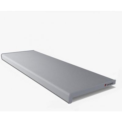 Vnitřní plastový parapet 350x40 mm, stříbrný – Zbozi.Blesk.cz