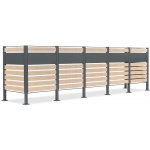 CoverTech Skříň pro 5 odpadkových košů 120 l nebo 240 l Breda – Zboží Dáma