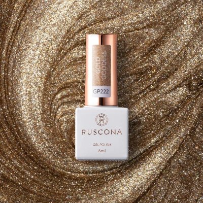 Ruscona Gel lak GOLD GODDESS GP222 6 ml – Zboží Dáma
