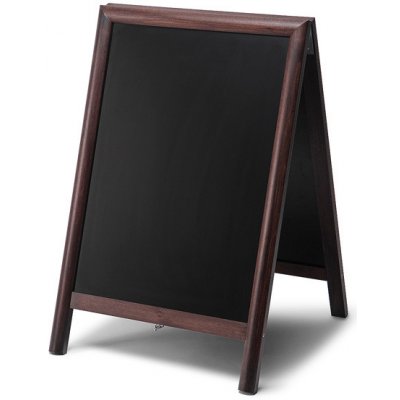 Jansen Display Dřevěné áčko s křídovou tabulí 55 x 85 cm – Zboží Mobilmania