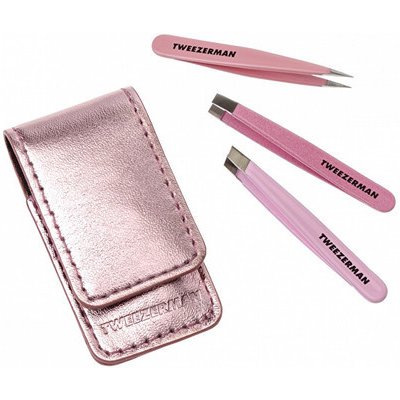 Tweezerman Micro Mini Tweezer Set mini cestovní sada pinzet Slant – Zboží Dáma