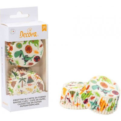 Decora Košíčky na muffiny 36ks dinosauři – Hledejceny.cz