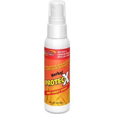 HERBAL PROTEC-X North American Herb & Spice Aromatický Repelent proti hmyzu a klíšťatům 60 ml – Hledejceny.cz