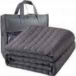 Ruhhy 19532 Zátěžová přikrývka antistresová 8 kg šedá 150x200 – Zboží Dáma