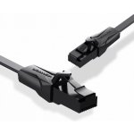 Vention IBABN Flat CAT6 UTP Patch, 15m, černý – Zboží Živě