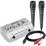 Vonyx AV430 Karaoke Microphone Controller stříbrný – Zboží Mobilmania