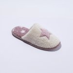 Pantofle s motivem hvězd růžová – Zboží Mobilmania