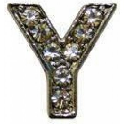 HKM Písmenko Y na čelenku stříbrné – Zboží Mobilmania