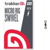Rybářská karabinka a obratlík Trakker Products Obratlík Micro Rig Swivel vel. 20 10 ks