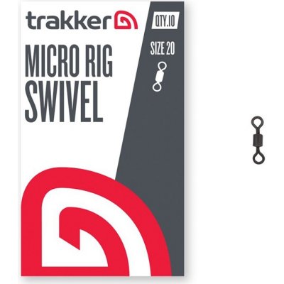 Trakker Products Obratlík Micro Rig Swivel vel. 20 10 ks – Zboží Mobilmania