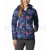 Dámská sportovní bunda Columbia Powder Pass Hooded Jacket W nocturnal floriculture print