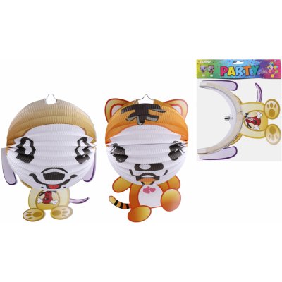 Wiky Lampion koule 25 cm s tělem Kočka Pes – Sleviste.cz