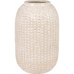 House Nordic Váza keramická ILME Ø16x25,5 cm, béžová se vzorem – Hledejceny.cz