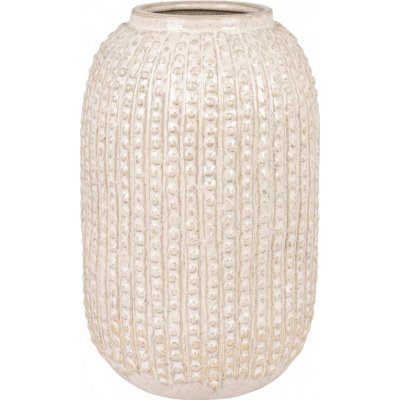House Nordic Váza keramická ILME Ø16x25,5 cm, béžová se vzorem – Hledejceny.cz