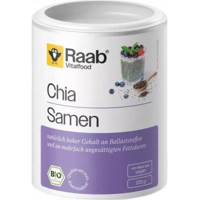 Raab Vitalfood CHIA semena bez lepku BIO Raab 200 g