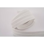 Dírková knoflíková pruženka - bílá - šířka 1,5 cm – Zboží Mobilmania