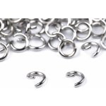 Kroužek spojovací otevřený Ø5 mm z nerezové oceli - platina (5 g) – Zboží Mobilmania