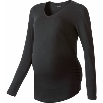 Esmara dámské těhotenské triko s dlouhými rukávy černá – Zboží Mobilmania
