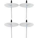 Arome Bodce na svíčky 5,5 cm černé 4 ks – Zboží Mobilmania