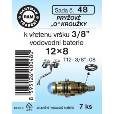 HARTMAN pryžové "O" kroužky k vřetenu vršku 3/8" vodovodní baterie, sada č.48 – Hledejceny.cz
