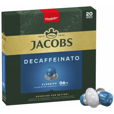 Jacobs Decaffeinato Lungo Nespresso 20 ks – Zbozi.Blesk.cz