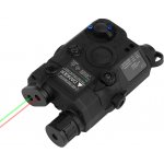 Imperator Tactical AN/PEQ-15-C LED svítilna + červený a zelený laser černá – Zboží Mobilmania