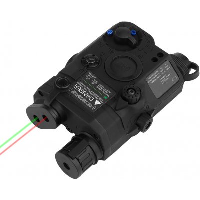 Imperator Tactical AN/PEQ-15-C LED svítilna + červený a zelený laser černá – Zboží Mobilmania