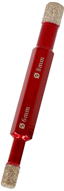 Vrták PRO5 Red Line diamantový korunkový dvoustranný 6 a 8 mm