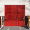 Záclona zahrada-XL Závěs do dveří červený 300 mm x 2,6 mm 25 m PVC