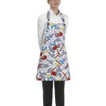 Egochef zástěra ke krku s kapsou dámská fantasy E-6000102A – Hledejceny.cz