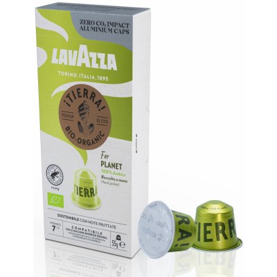 Lavazza Tierra 100% Arabica Alu Kapsle do Nespresso 10 ks – Zbozi.Blesk.cz