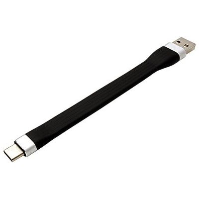 Roline 11.02.9014 USB 5Gbps, USB3.0 A(M) - USB C(M), silikonový, 11cm, černý – Zbozi.Blesk.cz