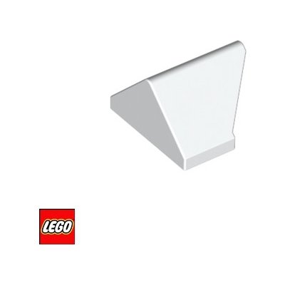 LEGO® 3049 DVOJITÁ STŘECHA 45 1x2 Bílá – Zbozi.Blesk.cz