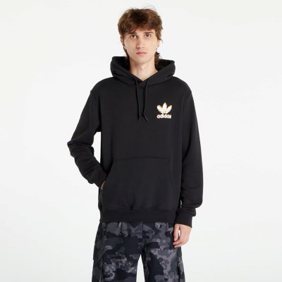 adidas Originals Graphics Fire Trefoil Hoodie Black – Zboží Mobilmania