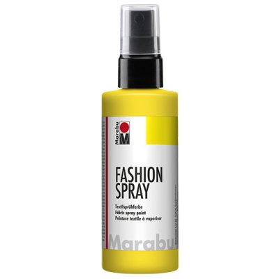 Barva na textil ve spreji Marabu Fashion-Spray 100 ml žlutá sluneční 220