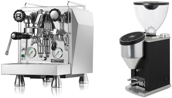 Set Rocket Espresso Giotto Cronometro V + Espresso FAUSTINO