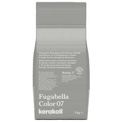 Kerakoll Fugabella Color 07 odstíny šedé a stříbrné 3 kg – Sleviste.cz