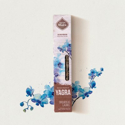 Sagrada Madre Vonné tyčinky YAGRA Orchidej a Vavřín 6 ks – Hledejceny.cz