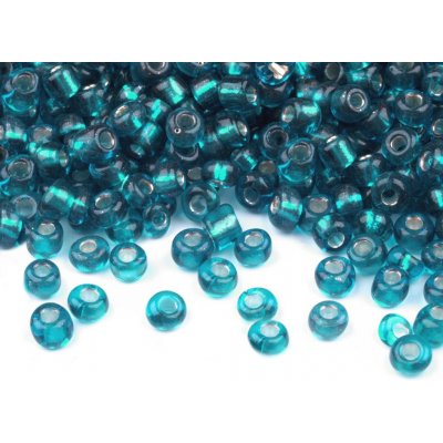 Rokajl 6/0 - 4 mm s průtahem Varianta: 23B tyrkys, Balení: 50 g – Hledejceny.cz