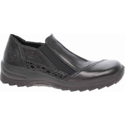 Rieker polobotky L7178-00 černá – Zboží Dáma