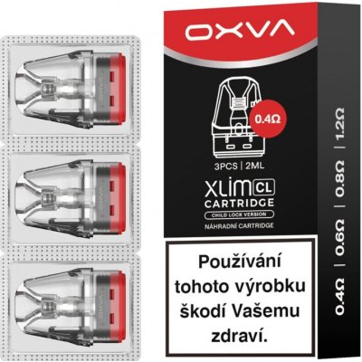 OXVA Xlim V3 CL Top Fill cartridge odpor 0,4ohm 3ks – Zboží Mobilmania