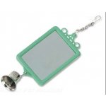 Flamingo zrcátko obdélník a zvonek 6 x 8 cm – Zboží Dáma