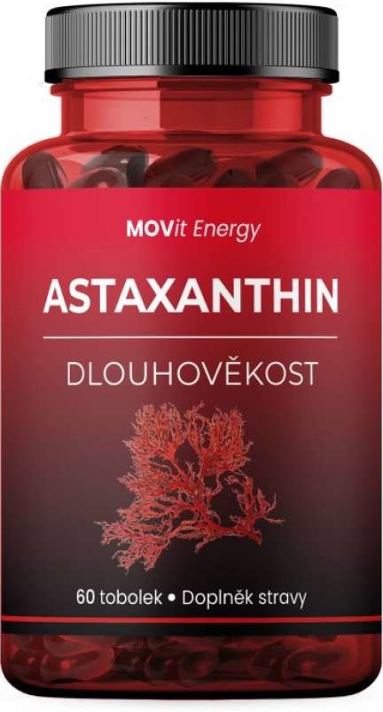 MOVit Astaxanthin Dlouhověkost tob.60