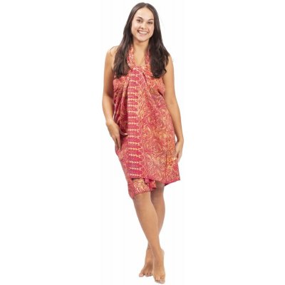Sarong BALI BATIK červený XVII. – Zboží Dáma